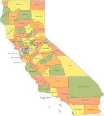 map of california