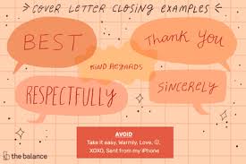 How To Sign A Cover Letter With Signature Examples