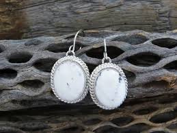 white buffalo turquoise sterling silver