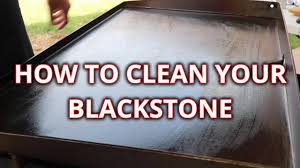 How to clean your Blackstone Griddle - 36 inch Blackstone Griddle - YouTube