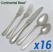 Wallace Continental Bead Stainless 20pc