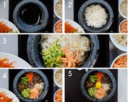 dolsot bibimbap korean stone pot rice