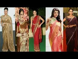 Selena gomez with a face like that. Celebrity Saree Collection South Indian Actress Saree Collection Youtube