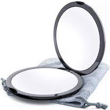magnifying compact mirror for purses