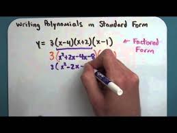 Writing A Polynomial In Factored Form