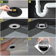 shower floor drain kit compatible with