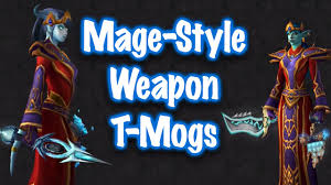mage style weapon transmogs