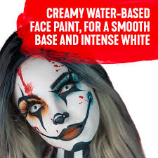 clown white face paint water based