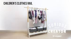 A clothes rail can come in handy if you want to keep your bedroom looking light and airy without boxy closets imposing on your floor space. Children S Clothes Rail 6 Steps With Pictures Instructables