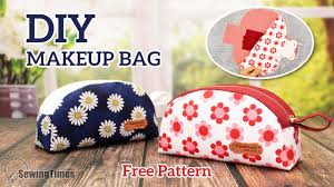 diy easy makeup bag cosmetic pouch