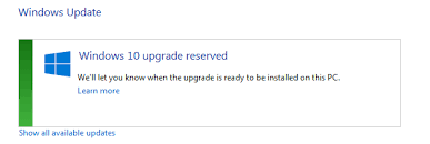 Register Reserve Windows 10 Free Upgrade Offer Tech Journey
