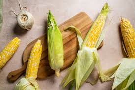 boiled in the husk corn on the cob