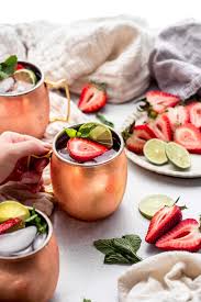 strawberry moscow mule recipe quick