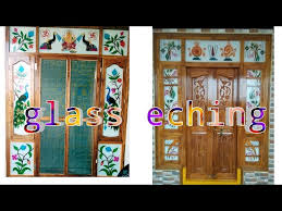 Main Door Glass Design Eching Design On