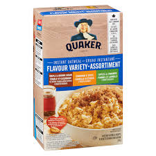 quaker instant oatmeal 3 flavour
