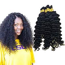With a little practice, you can pile on top of your head and be out the door with this amazing look in under 15 minutes. Amazon Com Hannah Product Bulk Hair For Braiding Human Hair Deep Curly Wave No Weft Wholesale Human Hair Bulk In Factory Price 3 Bundles 300g Brazilian 16 16 16 Natural Black 1b Beauty
