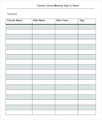 Sign Off Sheet Template Word Skincense Co
