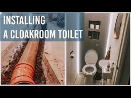 install a cloakroom toilet part one