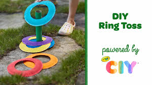 diy ring toss easy paper plate craft