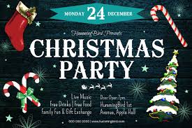Free Printable Christmas Party Flyers Postermywall