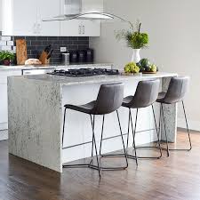 Laminate ceramic tiling granite marble and even stainless steel are just a few options when selecting your perfect bar countertop. Slope Leather Bar Counter Stools