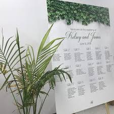 wording for your wedding seating chart