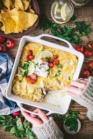 Chicken Enchilada Casserole With Tortilla Chips gambar png