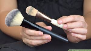 When using a stippling brush, it is important to pump a small amount of foundation on the back of your hand first. How To Apply Foundation And Powder With Pictures Wikihow