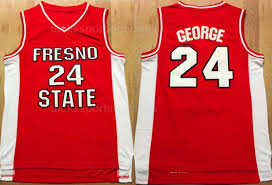 Twitter paul george during his fresno state days. 2021 Ncaa College Fresno State Bulldogs Paul George Jersey 24 Men University Basketball Uniform Team Red Away White For Sport Fans From James2242 14 01 Dhgate Com