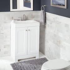 Home decorators collection fraser 31 in w x 21 5 in d bath. Glacier Bay Shaila 24 5 In W Bath Vanity In White With Cultured Marble Vanity Top In White With White Basin Ppsofwht24 The Home Depot