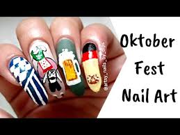 oktober fest nail art german