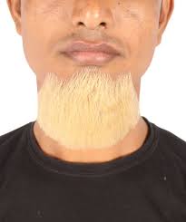 fake goatee beard human hair