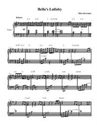 Jurassic park main theme piano sheet music. Bella S Lullaby By M Silverman Sheet Music On Musicaneo
