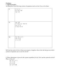 Solved Problems 1 Algebra Practice A