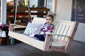 how to build a diy outdoor swing bench