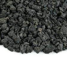 Fire Pit Essentials 10 Lbs Black Lava Rock 3 8 In