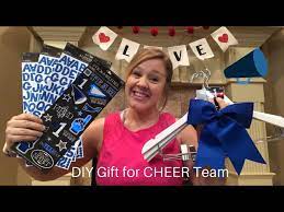 easy diy gift for a cheer sports team