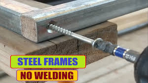 steel frame with no welding diy