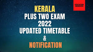 kerala dhse plus two board exam 2022