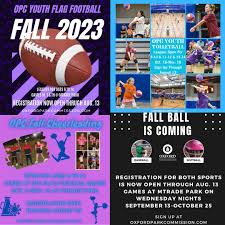 opc deadline to sign up for fall youth