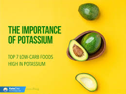 low carb foods high in potium