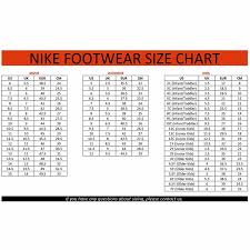 73 Proper Nike Size Chart With Cm