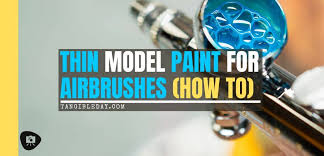 thin acrylic paint for an airbrush