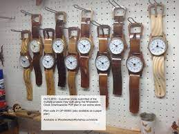 Wall Hung Wristwatch Woodworking Plan
