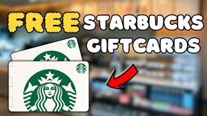 free starbucks gift card 2024 with