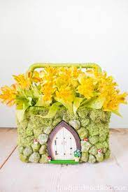 Spring Fairy Garden Basket That