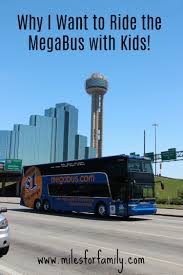 ride the megabus with kids