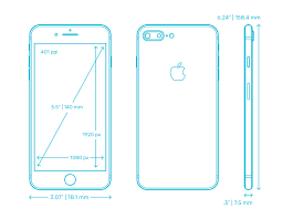 The iphone 8 lasted 13.5 hours while the 8 plus lasted slightly longer at 13.75 hours. Apple Iphone 8 Plus 11th Gen 2017 Dimensions Drawings Dimensions Com
