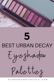top five urban decay eyeshadow palettes