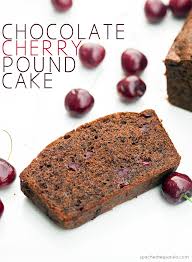 chocolate cherry pound cake he